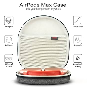 イヤホン XASE CASE  AirPods Max  accessory Amazon.com: for Apple AirPods Max Case Accessory: WIWU